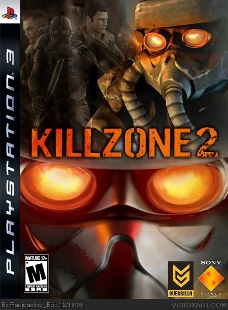 Killzone 2 PlayStation 3 Box Art Cover by Radioactive Bob