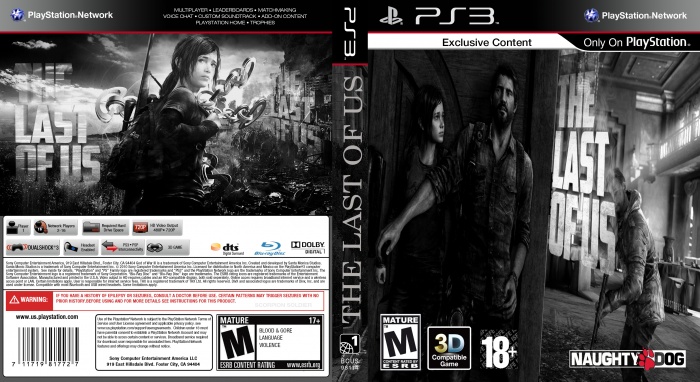 The Last of Us Remastered PlayStation 3 Box Art Cover by Rapox_Arts