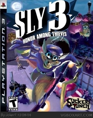 Sly Cooper PlayStation 4 Box Art Cover by RobertNGraphics
