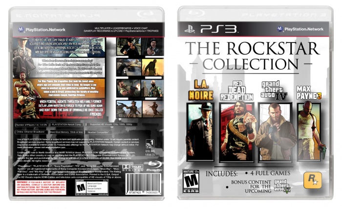 Complete Rockstar Games Collection Edition 1 - PS3 Game