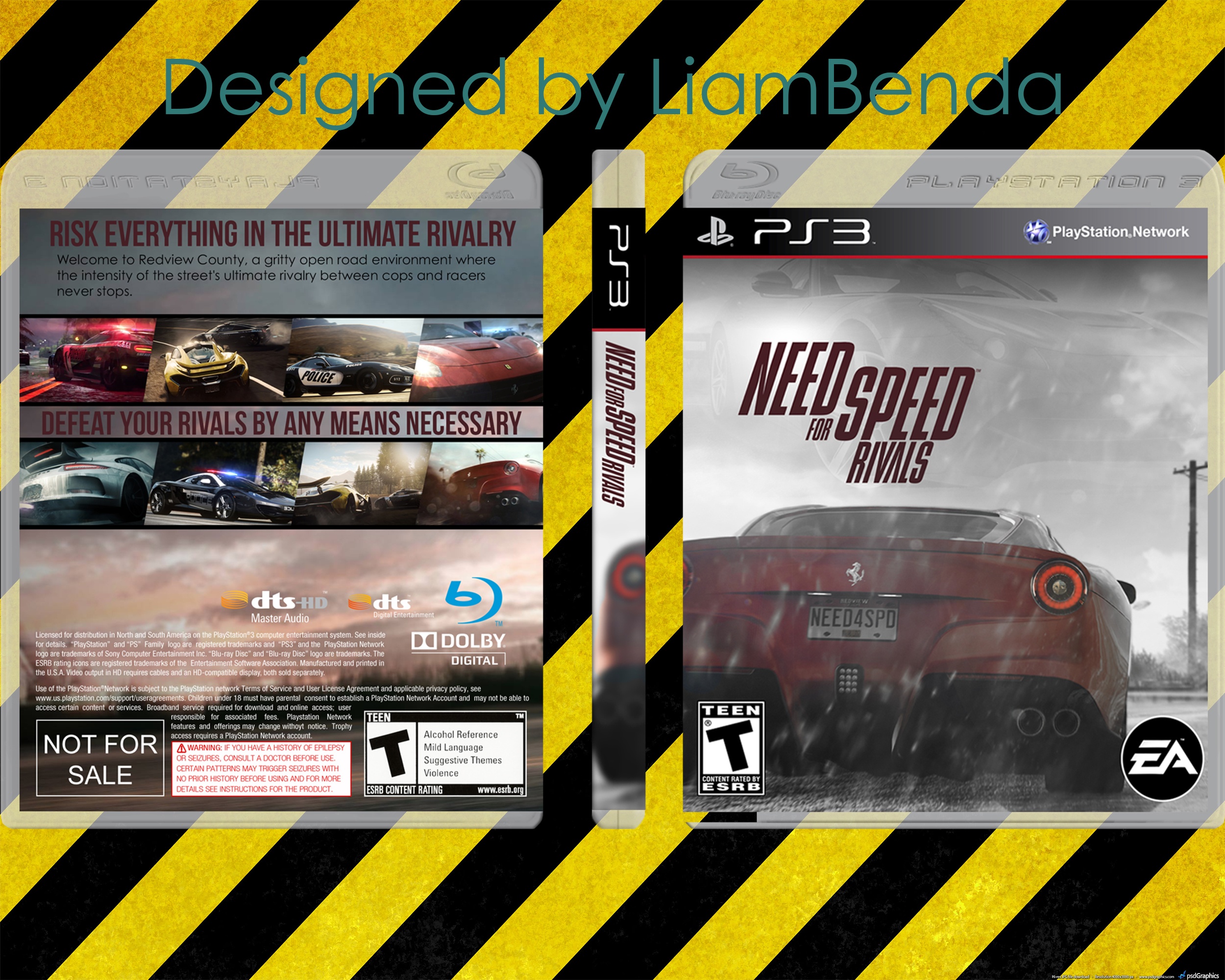 Need For Speed Rivals PlayStation 3 Box Art Cover by EdwardPines