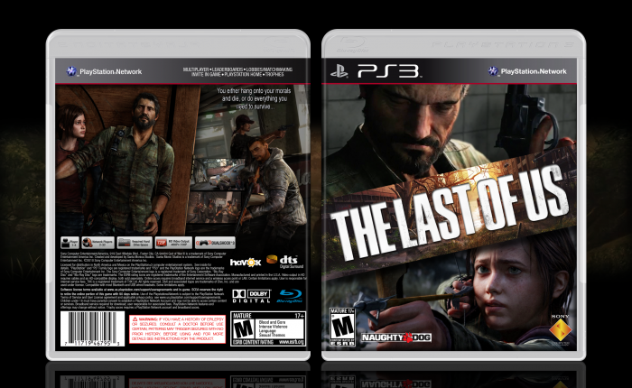 The Last of Us Remastered PlayStation 3 Box Art Cover by Rapox_Arts