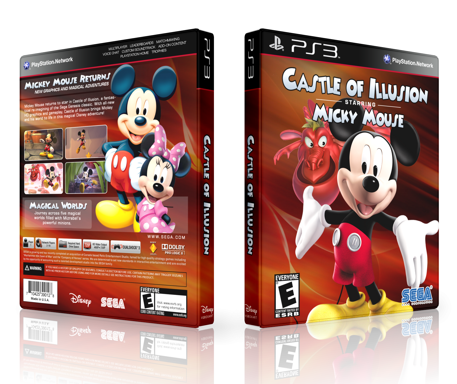 Castle of Illusion Starring Mickey Mouse box cover