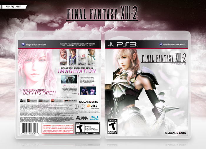Final Fantasy XIII-2 box art cover