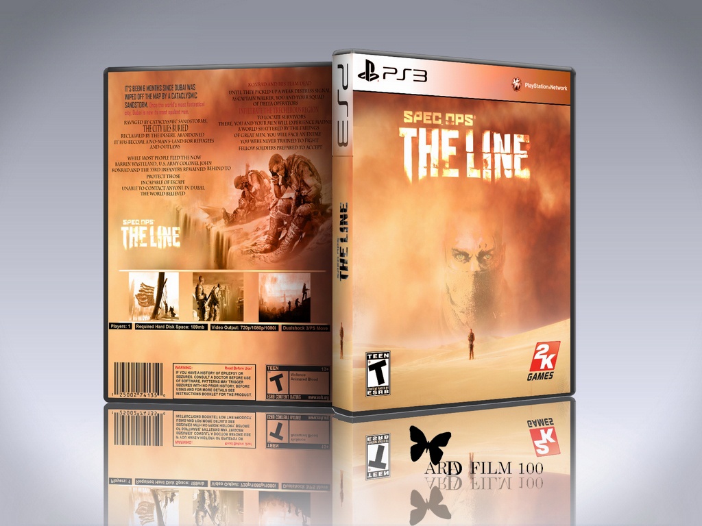 SPEC OPS :THE LINE box cover
