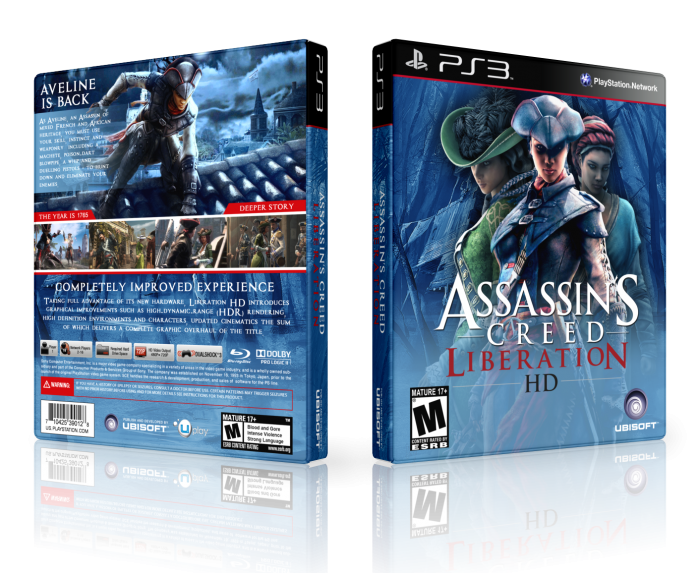 Assassins Creed: Liberation HD box art cover