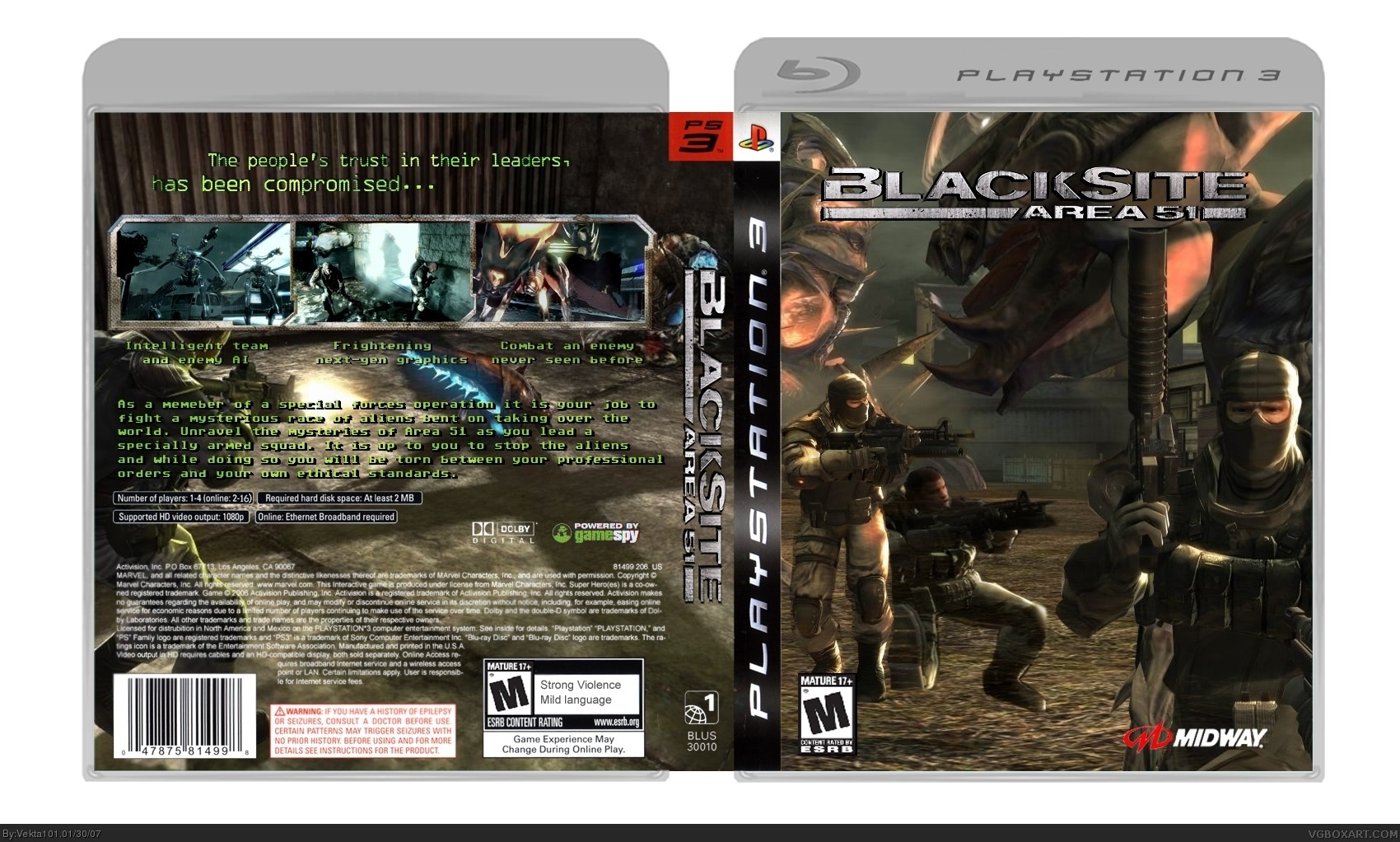 BlackSite: Area 51 (X360) - The Cover Project