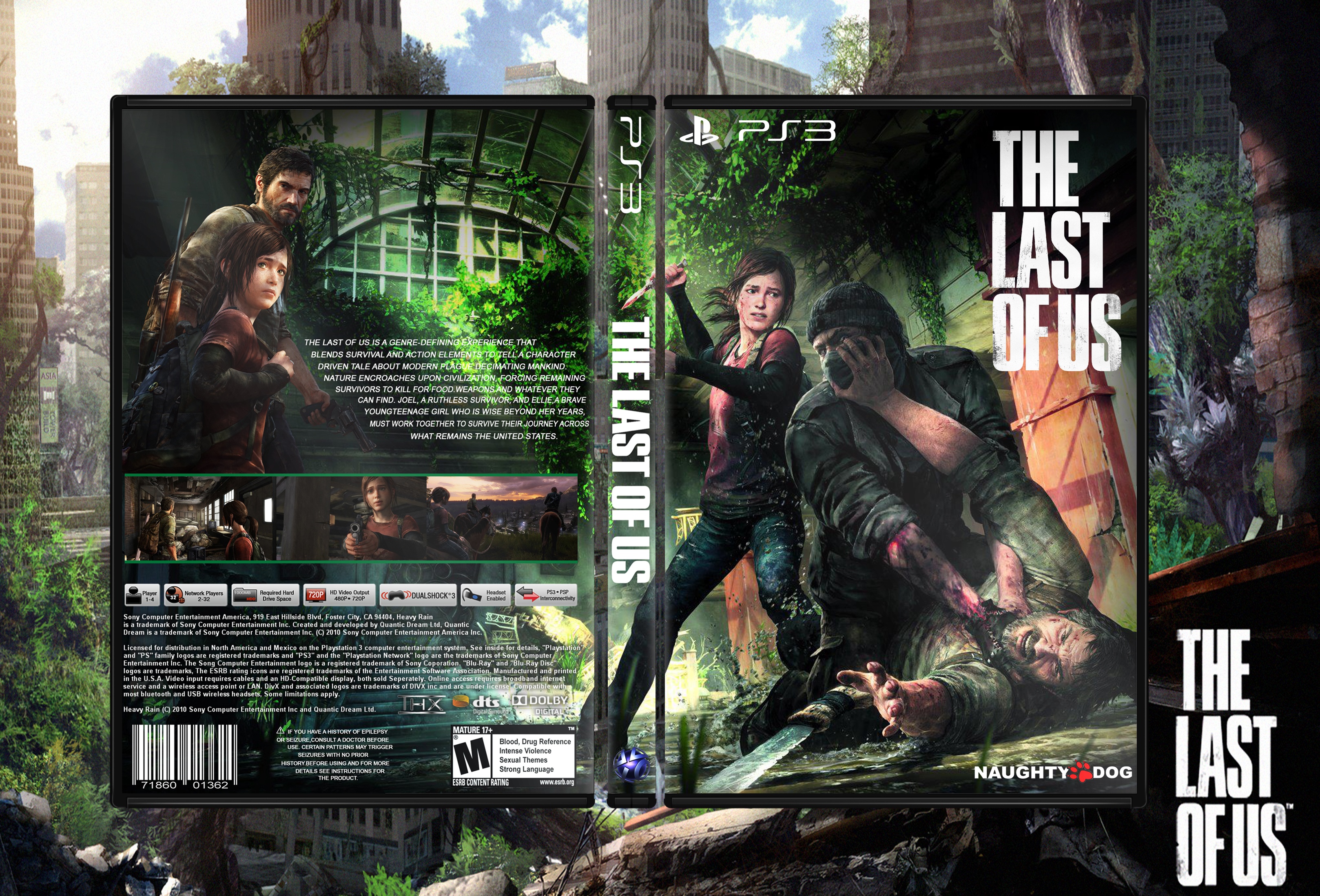 THE LAST OF US PlayStation 3 Box Art Cover by Farzan