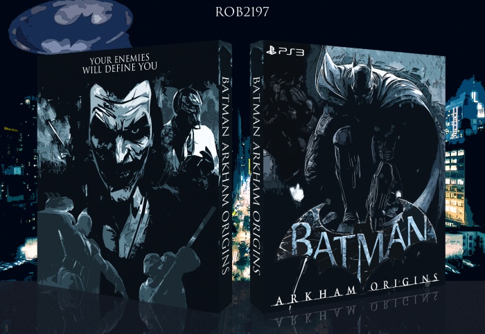 Batman Arkham Origins PlayStation 3 Box Art Cover by rob2197