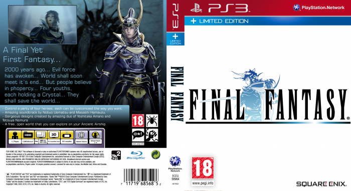 Final Fantasy box art cover