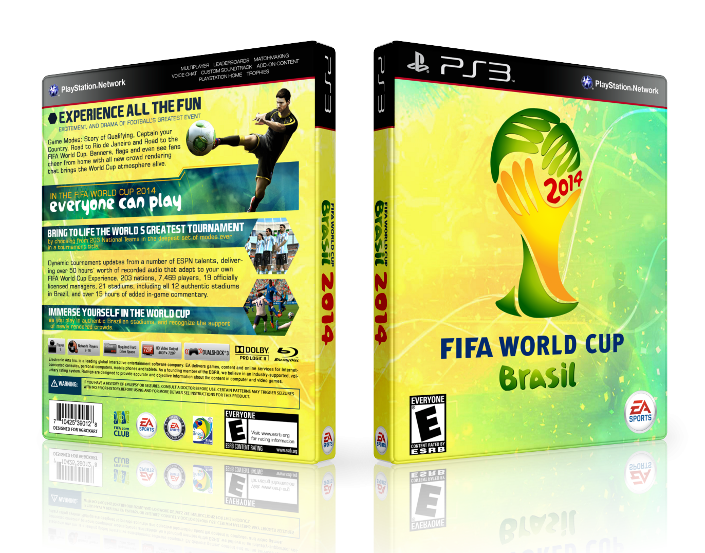 Viewing Full Size 2014 Fifa World Cup Brazil Box Cover