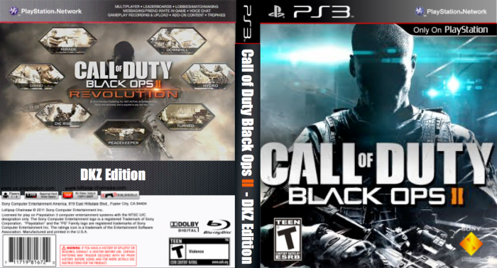Logisch morgen beproeving Black Ops 2 Custom Cover PlayStation 3 Box Art Cover by DarkKillerZ