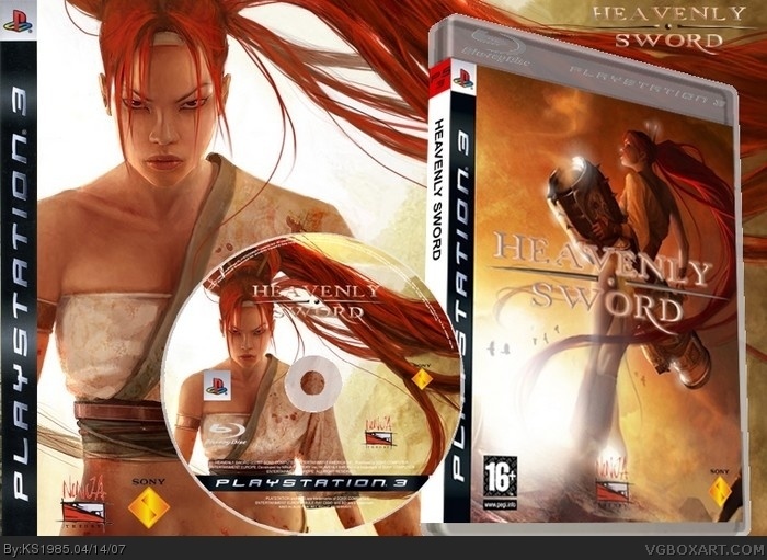 Heavenly Sword PlayStation 3 Box Art Cover by KS1985