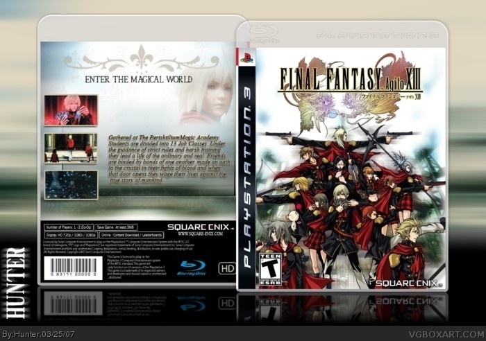 Final Fantasy Agito XIII box art cover