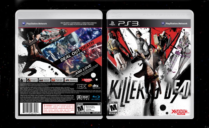 ondanks Malen vredig Killer is Dead PlayStation 3 Box Art Cover by Ultraviolet32x
