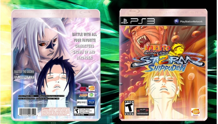 Naruto Shipuden: Ultimate Ninja Storm 2 box art cover