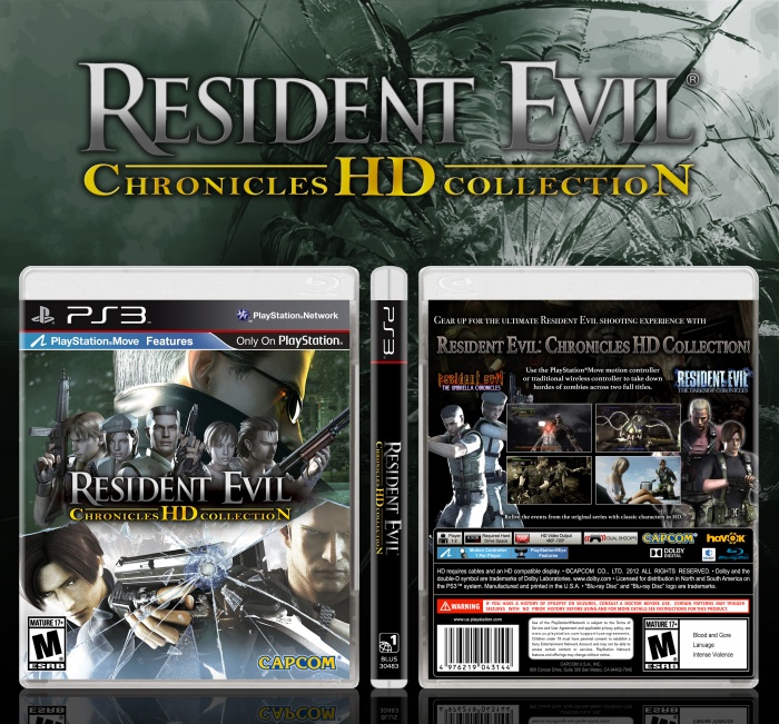 Rebellion Stern Damp Resident Evil Chronicles HD Collection PlayStation 3 Box Art Cover by Solid  Romi