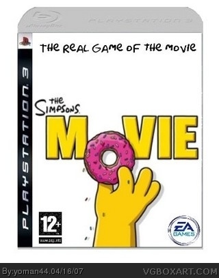 The Simpsons Movie : The Game box cover