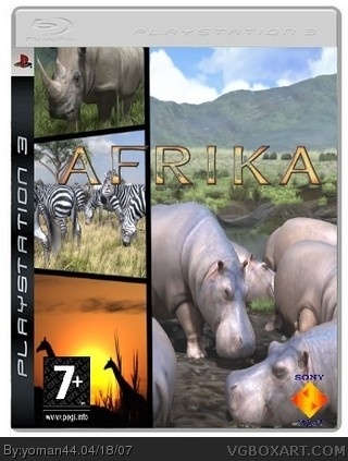 Afrika PlayStation 3 Box Art Cover by [Deleted]