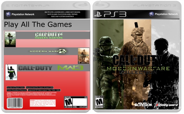 call of duty modern warfare collection ps3