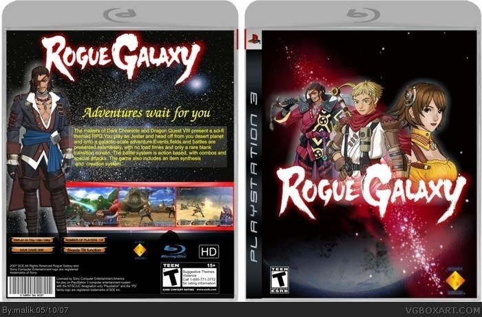 Rogue Galaxy box art cover