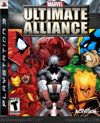 Marvel: Ultimate Alliance box cover