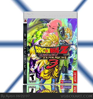 Dragon Ball Z: Budokai Tenkaichi 3 PlayStation 3 Box Art ...
