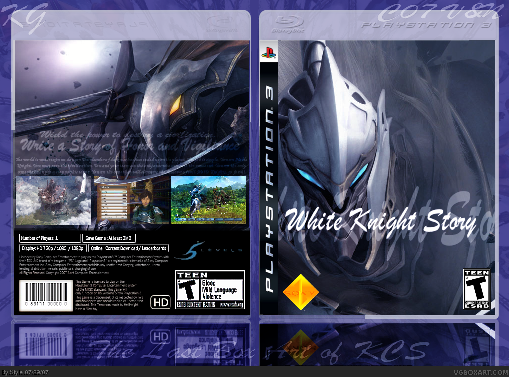 White Knight Story box cover