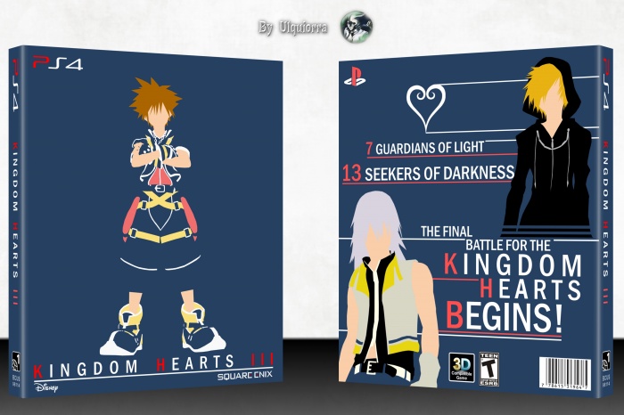 Kingdom Hearts III box art cover