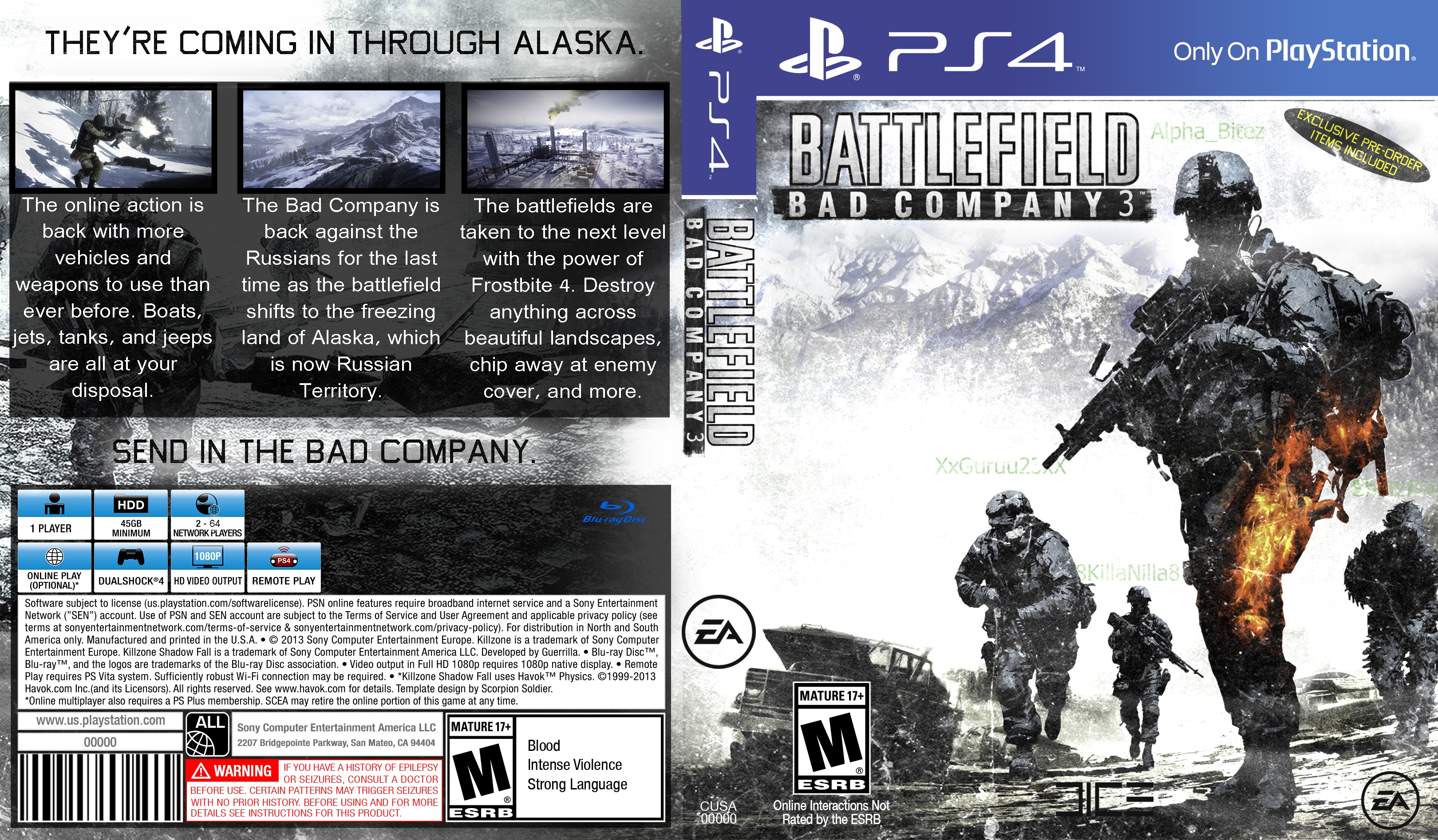 Battlefield: Bad Company 3 box cover