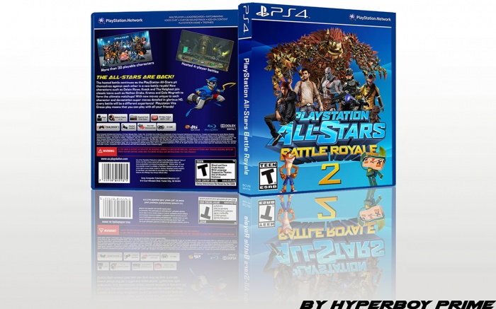 Playstation All-Stars Battle Royale 2 box art cover