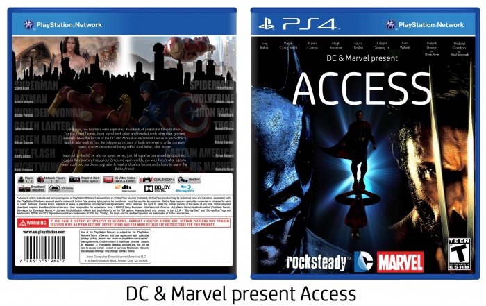 DC & Marvel present: Access box art cover