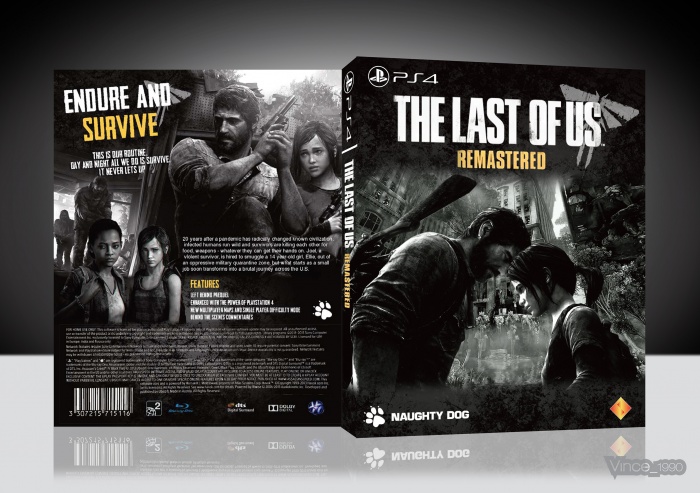 The Last of Us Remastered box art cover