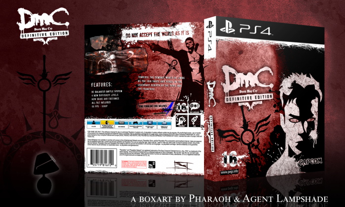 DMC: Devil May Cry - Definitive Edition PlayStation 4 Box Art Cover by  Pharaoh