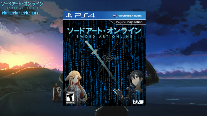 Sword Art Online Full Dive PlayStation 4 Box Art Cover by zorbic