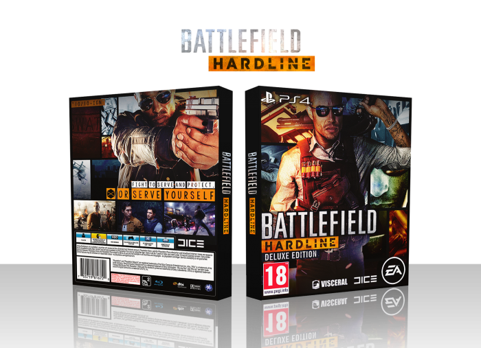 Battlefield HardLine PlayStation 4 Box Art Cover By AB501UT3 Z3R0