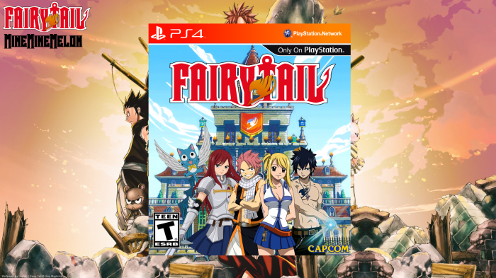 Fairy Tail Playstation 4 Box Art Cover By Mineminemelon
