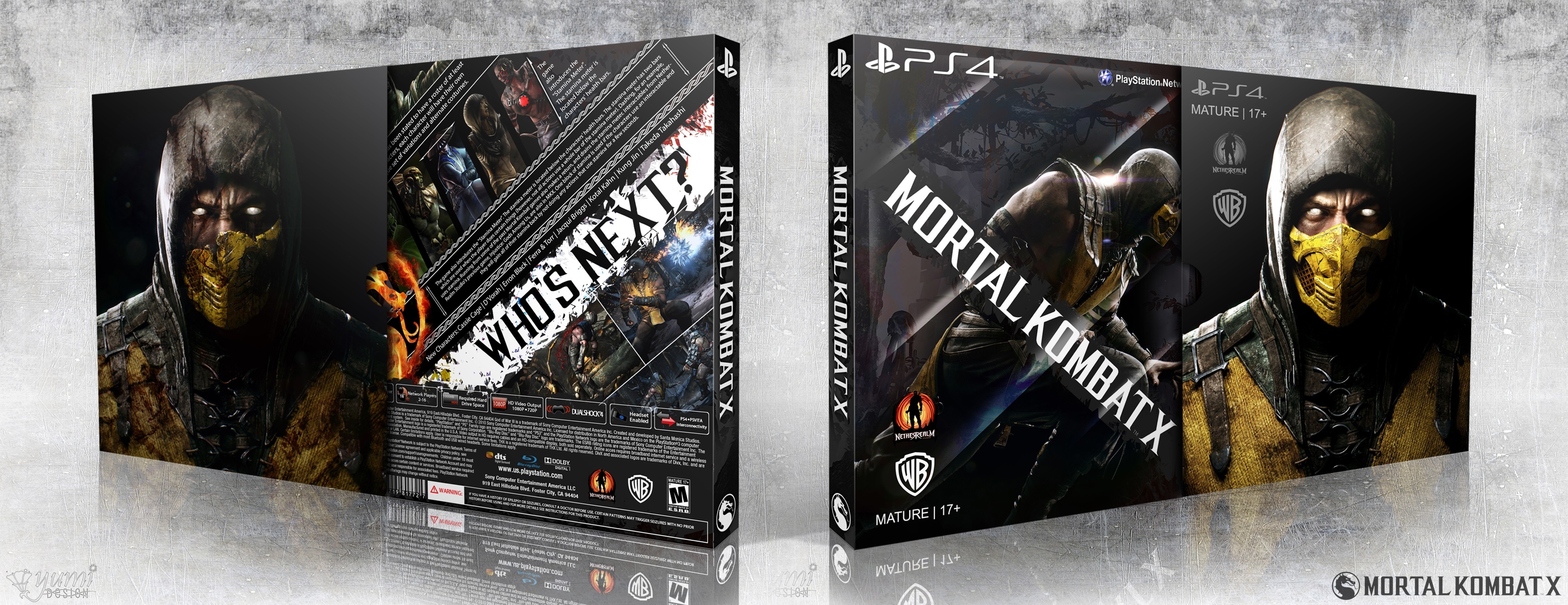 Mortal Kombat X box cover
