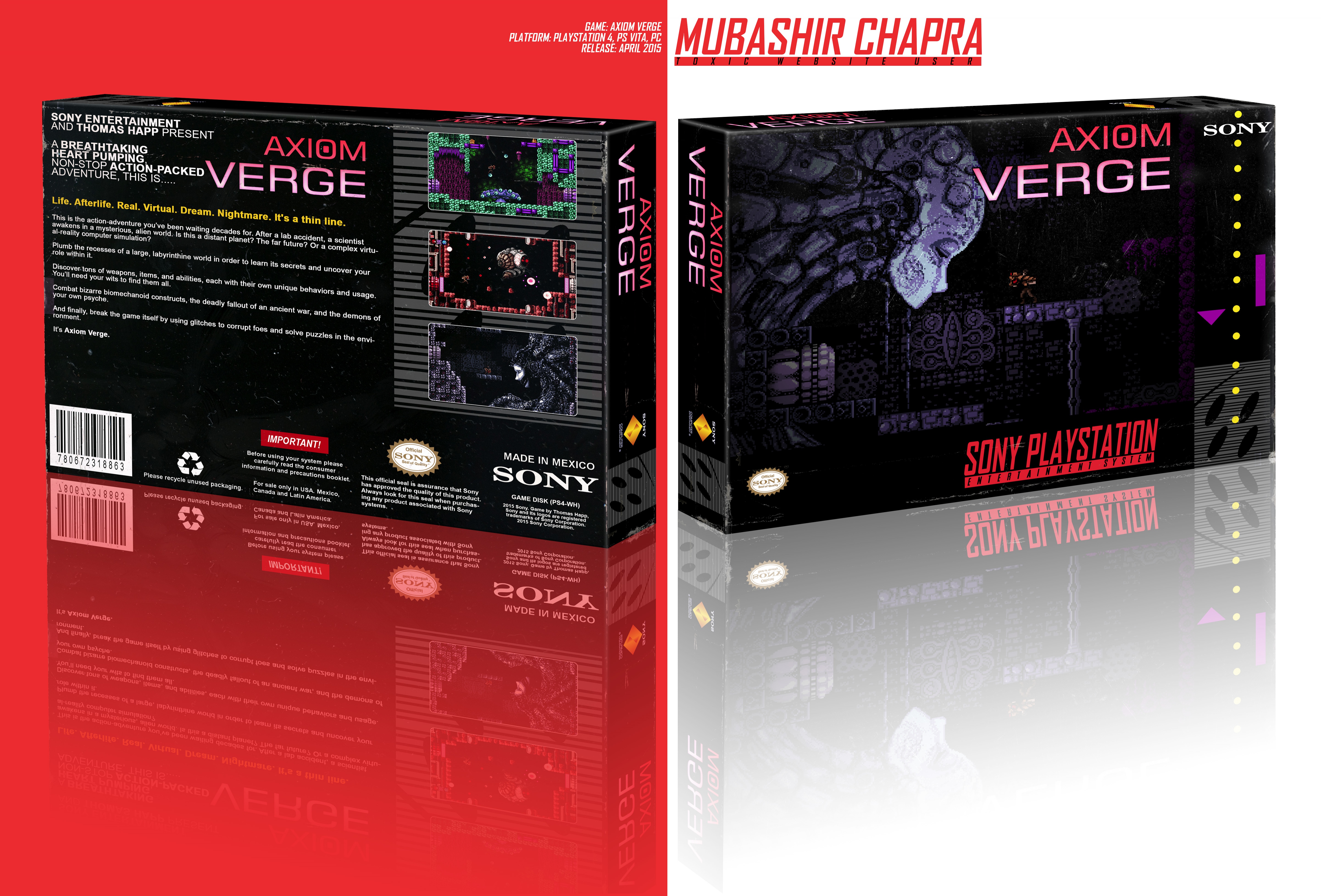 Axiom Verge box cover
