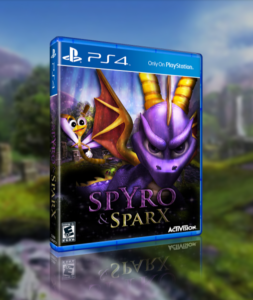 Spyro & Sparx box art cover