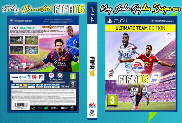 Fifa 16 Playstation 4 Box Art Cover By Kingjordzzgraphics85