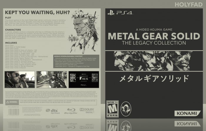 Metal Gear Solid: The Legacy Collection box art cover