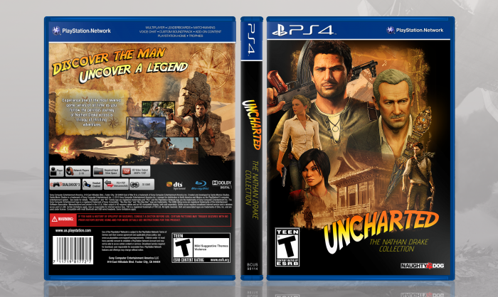 Uncharted: The Nathan Drake Collection box art cover