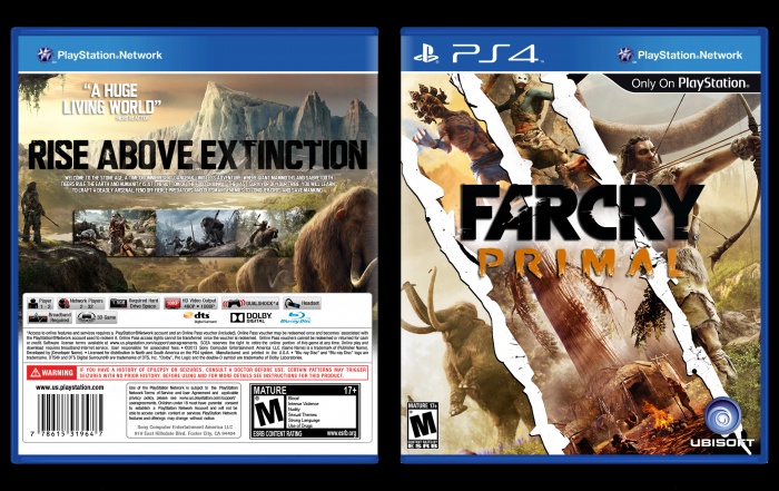 Far Cry Primal PlayStation 4 Box Art Cover by Ultraviolet32x