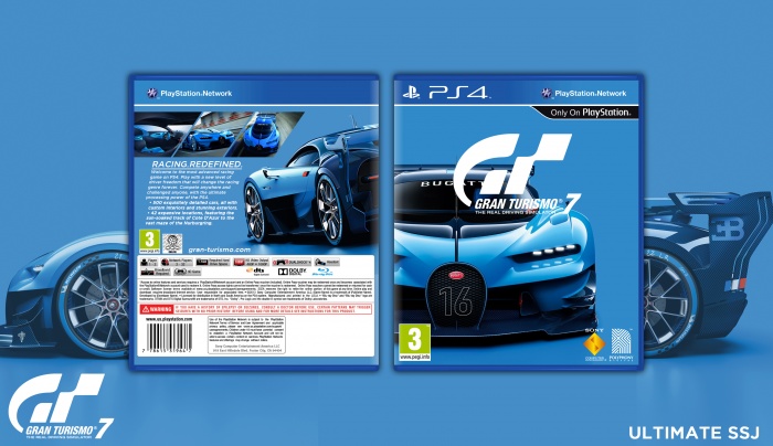 Gran Turismo 7 PlayStation 4 Box Art Cover by Ultimate SSJ