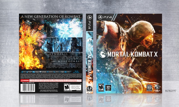 Mortal Kombat X box art cover