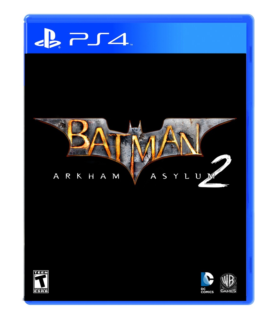 Batman: Arkham Asylum 2 PS4 Box Art box cover