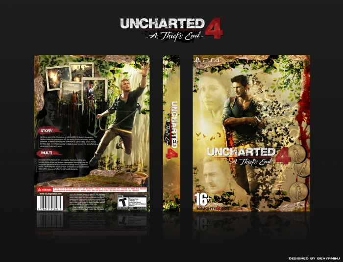 Uncharted 4 box art cover