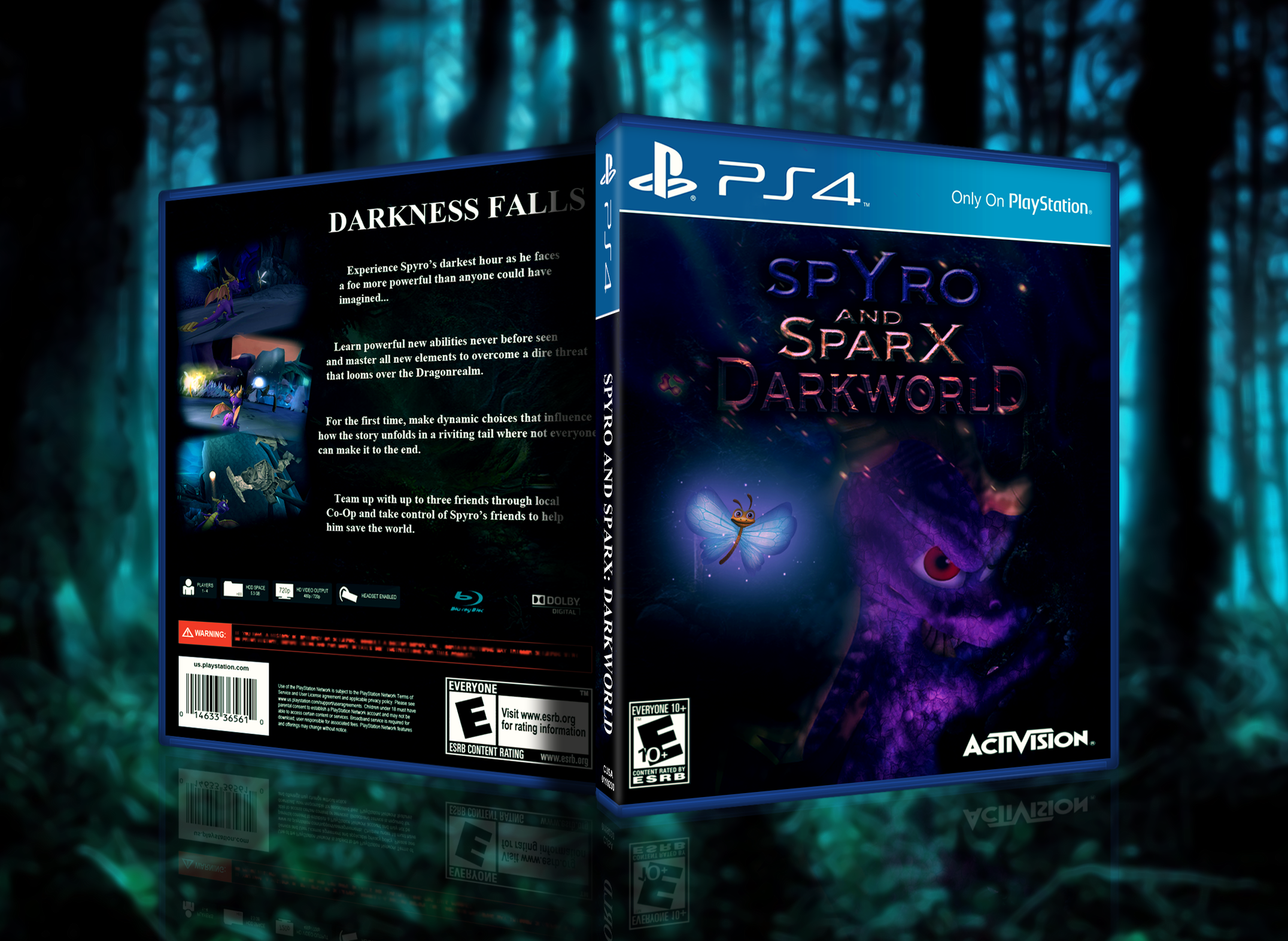 Spyro And Sparx: Darkworld box cover