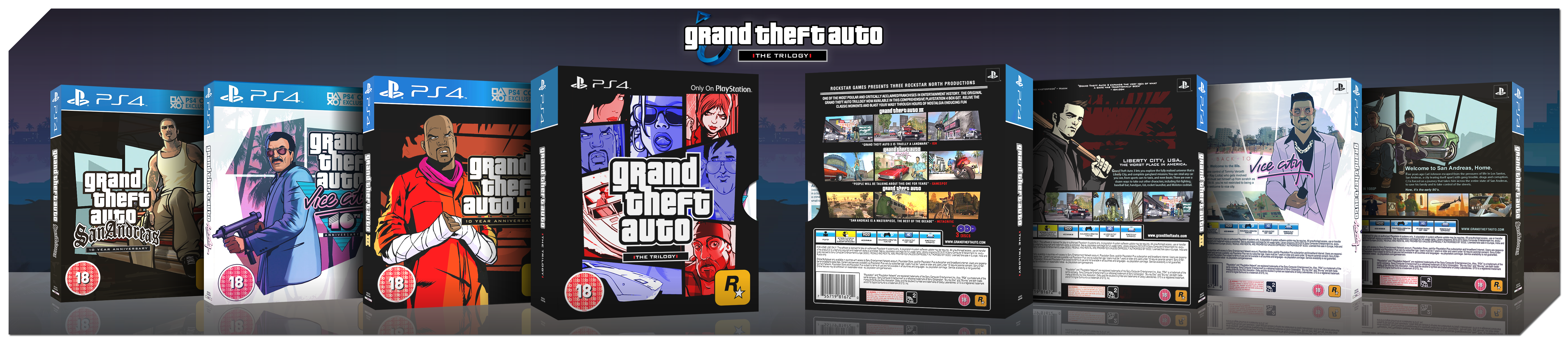 Grand Theft Auto The Trilogy box cover